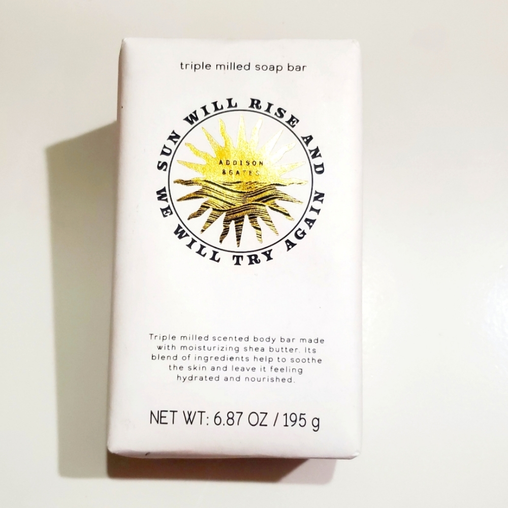 Addison & Gates Lychee & Amber Triple Milled Bar Soap 6.87 oz.